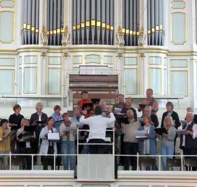 Michaelis- St. thomas-Kantorei gab ein Chorkonzert im Hamburger Michel