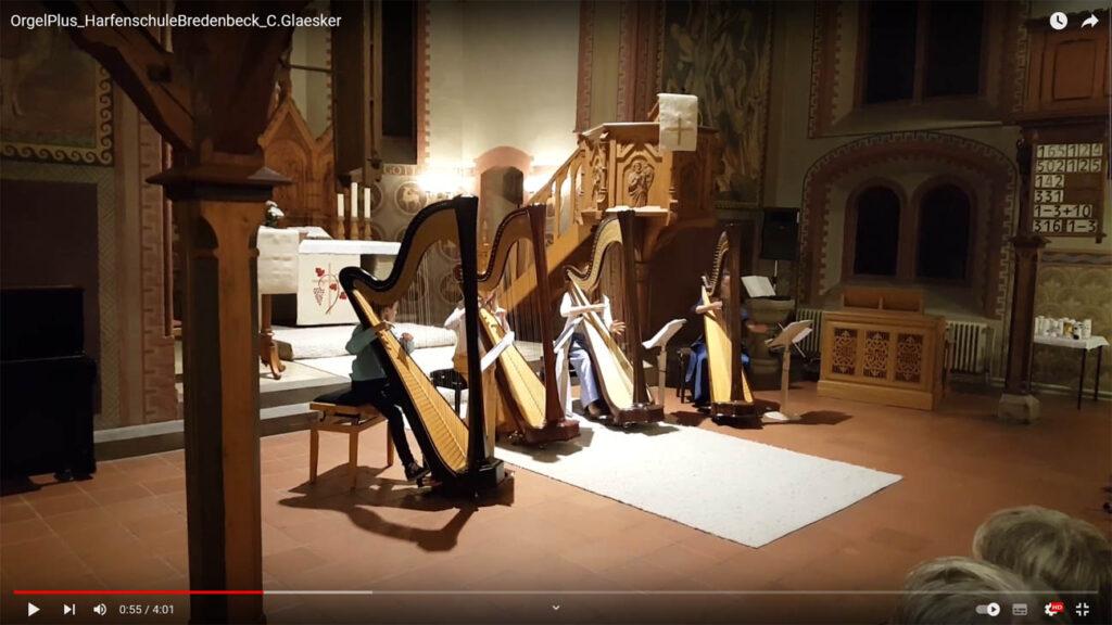 Harfenschule Bredenbeck - Orgel Plus Konzert in der Michaeliskirche