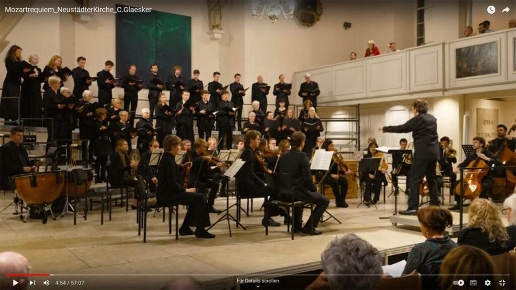 Requiem W.A. Mozart Neustädter Kirche Dirigent Chr. Gläsker